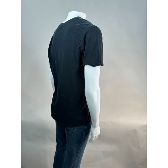 Anvil Ring Spun Bill Murray Santa Holiday TShirt Lg Black Cotton - Picture 10 of 16